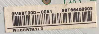 KIT DE TARJETAS PARA TV LG OLED SMART TV / NUMERO DE PARTE MAIN EBT66453902 / EAX69049007 / FUENTE 65689421 / EAY65689421 / EAX68999801 / T-CON 6871L-6457D / 6870C-0858C / 6457D / PANEL LE770AQD (EN)(A3) / MODELO OLED77CXPUA / OLED77CXPUA.BUSWLJR - Imagen 3